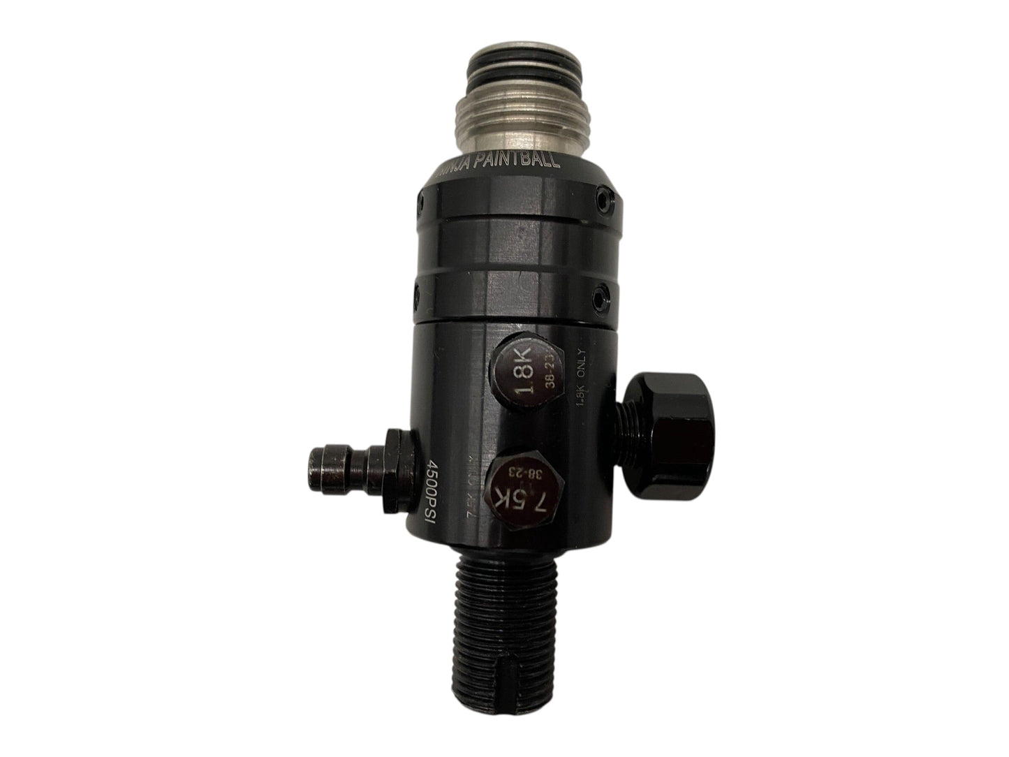 Used Ninja ProV3 4500 PSI EXT Regulator - Silver Aluminum Bonnet Paintball Gun from CPXBrosPaintball Buy/Sell/Trade Paintball Markers, New Paintball Guns, Paintball Hoppers, Paintball Masks, and Hormesis Headbands