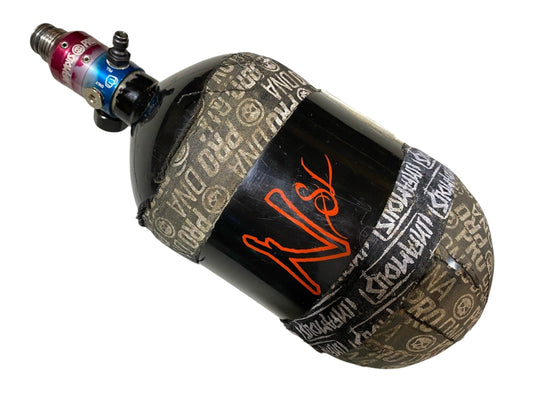 Used Ninja SL 68/4500 Infamous regulator Paintball Tank Paintball Gun from CPXBrosPaintball Buy/Sell/Trade Paintball Markers, New Paintball Guns, Paintball Hoppers, Paintball Masks, and Hormesis Headbands