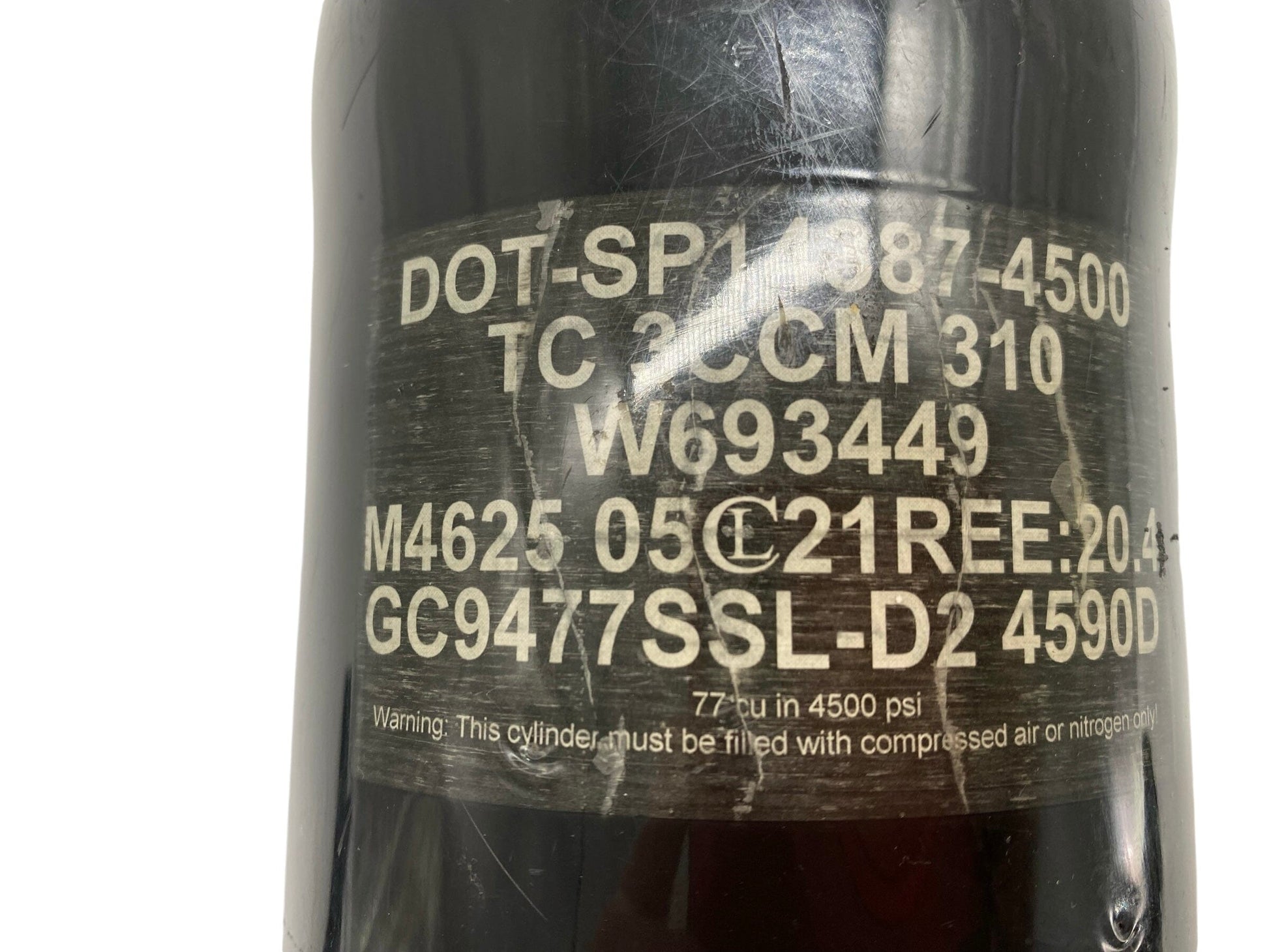 Used Ninja SL 77/4500 Paintball Tank Paintball Gun from CPXBrosPaintball Buy/Sell/Trade Paintball Markers, New Paintball Guns, Paintball Hoppers, Paintball Masks, and Hormesis Headbands