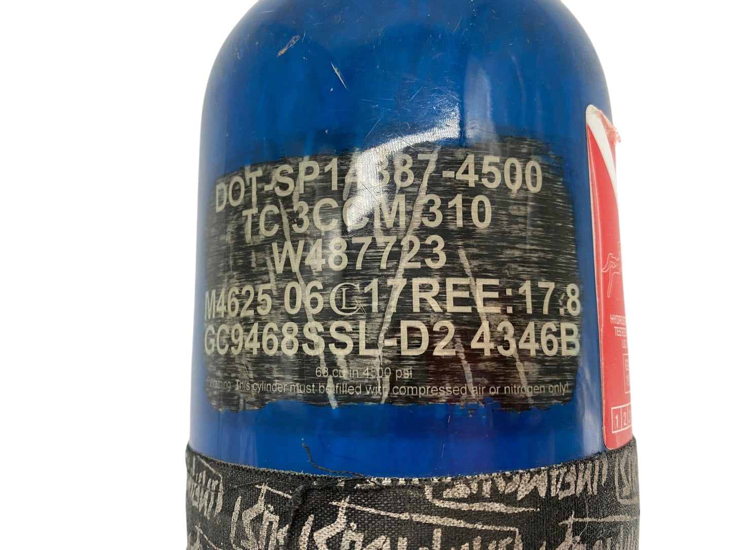 Used Ninja SL2 68/4500 Paintball Tank Paintball Gun from CPXBrosPaintball Buy/Sell/Trade Paintball Markers, New Paintball Guns, Paintball Hoppers, Paintball Masks, and Hormesis Headbands