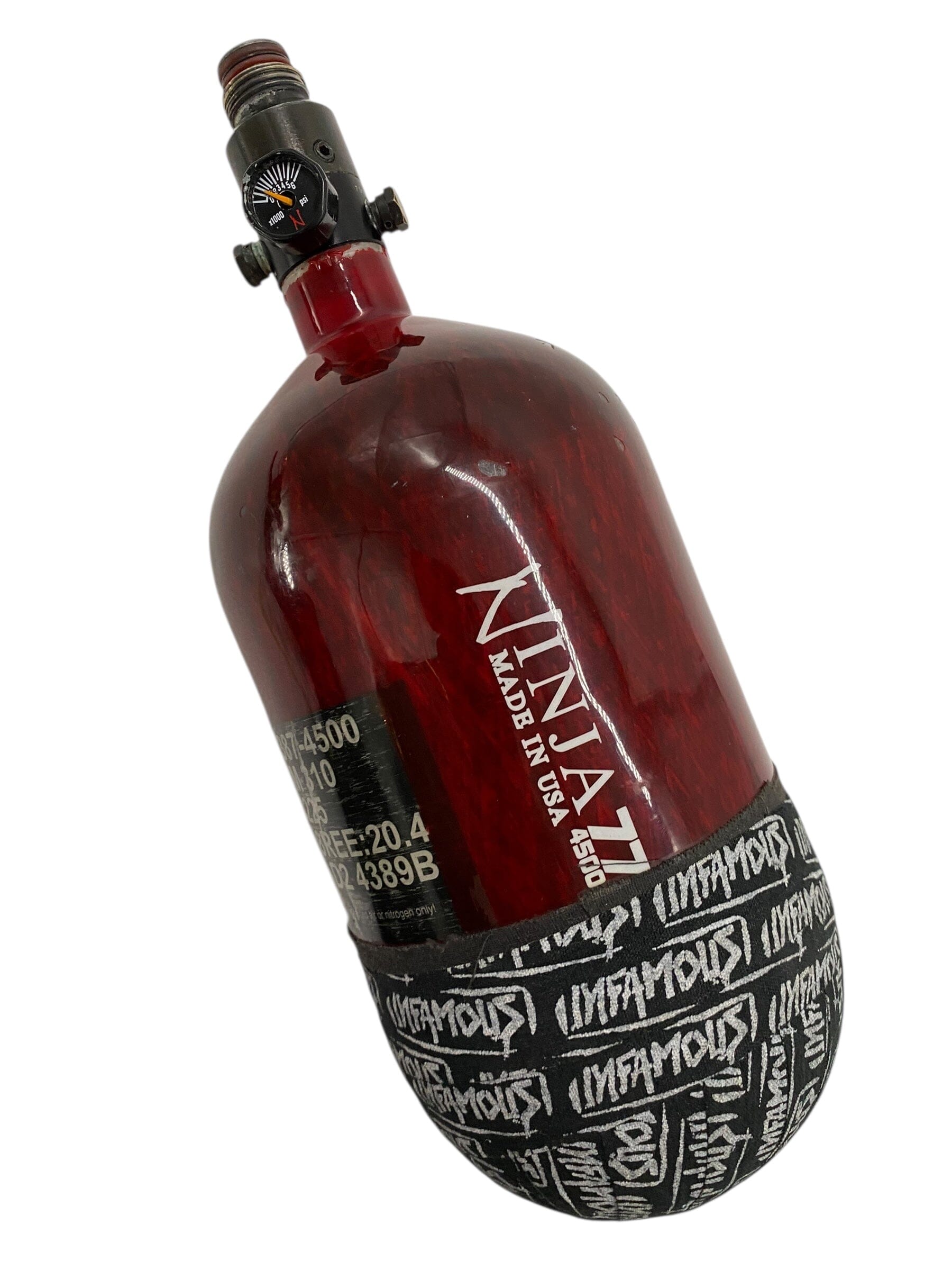 Used Ninja SL2 77/4500 Paintball Tank Paintball Gun from CPXBrosPaintball Buy/Sell/Trade Paintball Markers, New Paintball Guns, Paintball Hoppers, Paintball Masks, and Hormesis Headbands