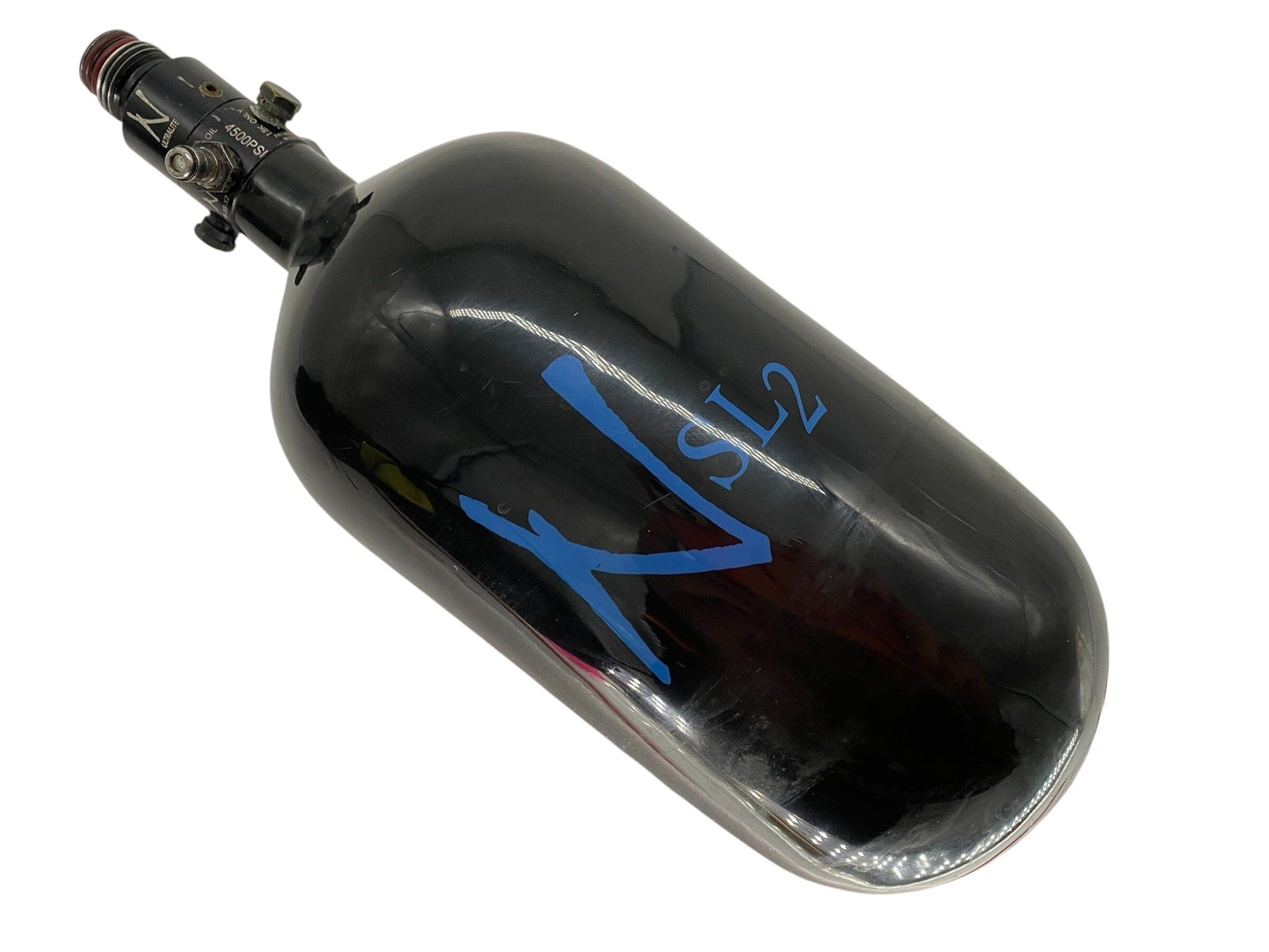 Used Ninja Sl2 77/4500 Paintball Tank Paintball Gun from CPXBrosPaintball Buy/Sell/Trade Paintball Markers, New Paintball Guns, Paintball Hoppers, Paintball Masks, and Hormesis Headbands