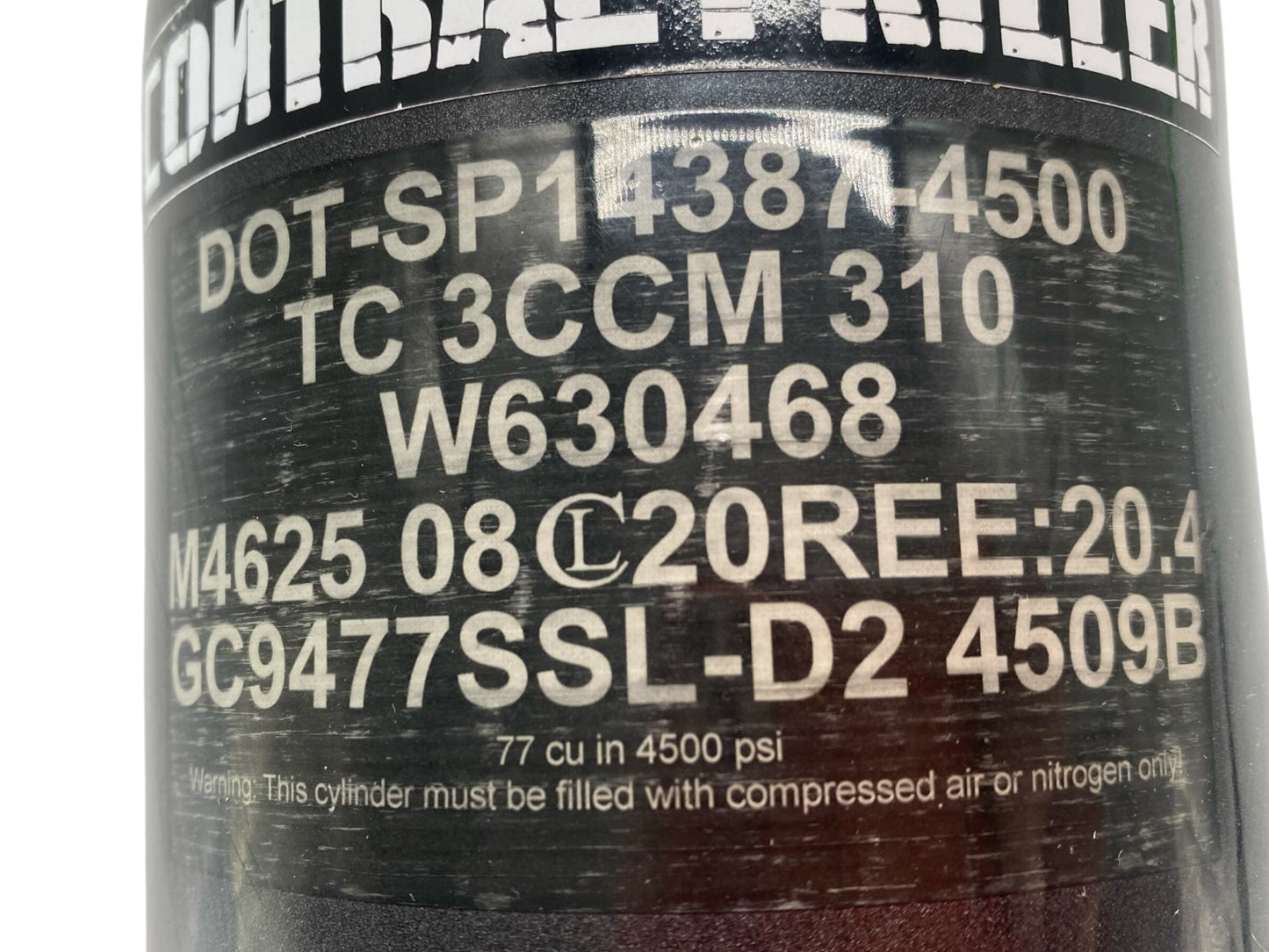 Used Ninja SL2 77/4500 Paintball Tank (tank only) Paintball Gun from CPXBrosPaintball Buy/Sell/Trade Paintball Markers, New Paintball Guns, Paintball Hoppers, Paintball Masks, and Hormesis Headbands