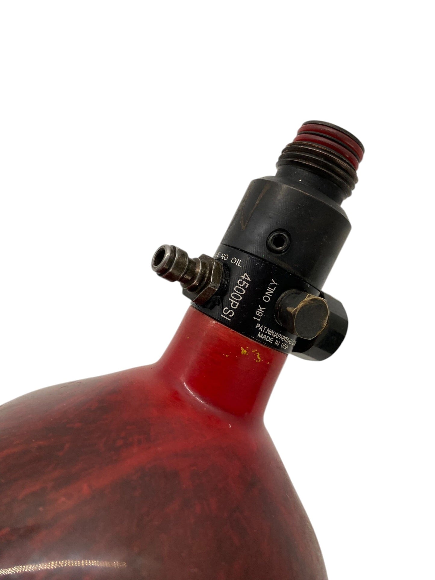 Used Ninja SL2 77/4500 Red Paintball Tank Paintball Gun from CPXBrosPaintball Buy/Sell/Trade Paintball Markers, New Paintball Guns, Paintball Hoppers, Paintball Masks, and Hormesis Headbands