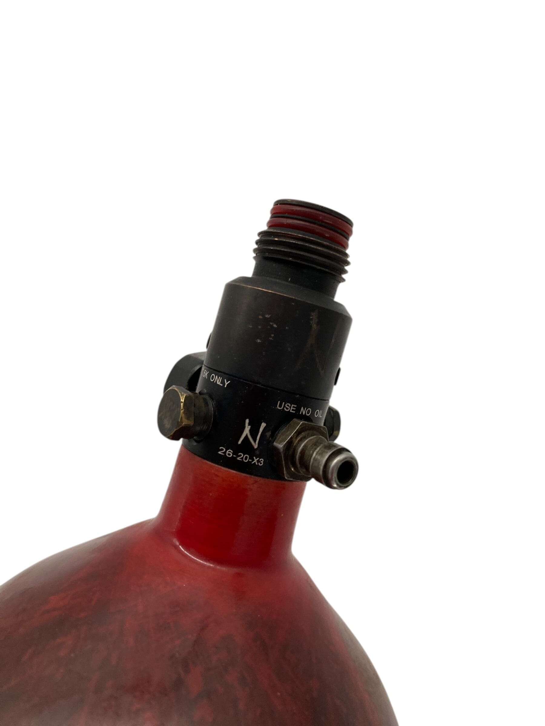 Used Ninja SL2 77/4500 Red Paintball Tank Paintball Gun from CPXBrosPaintball Buy/Sell/Trade Paintball Markers, New Paintball Guns, Paintball Hoppers, Paintball Masks, and Hormesis Headbands
