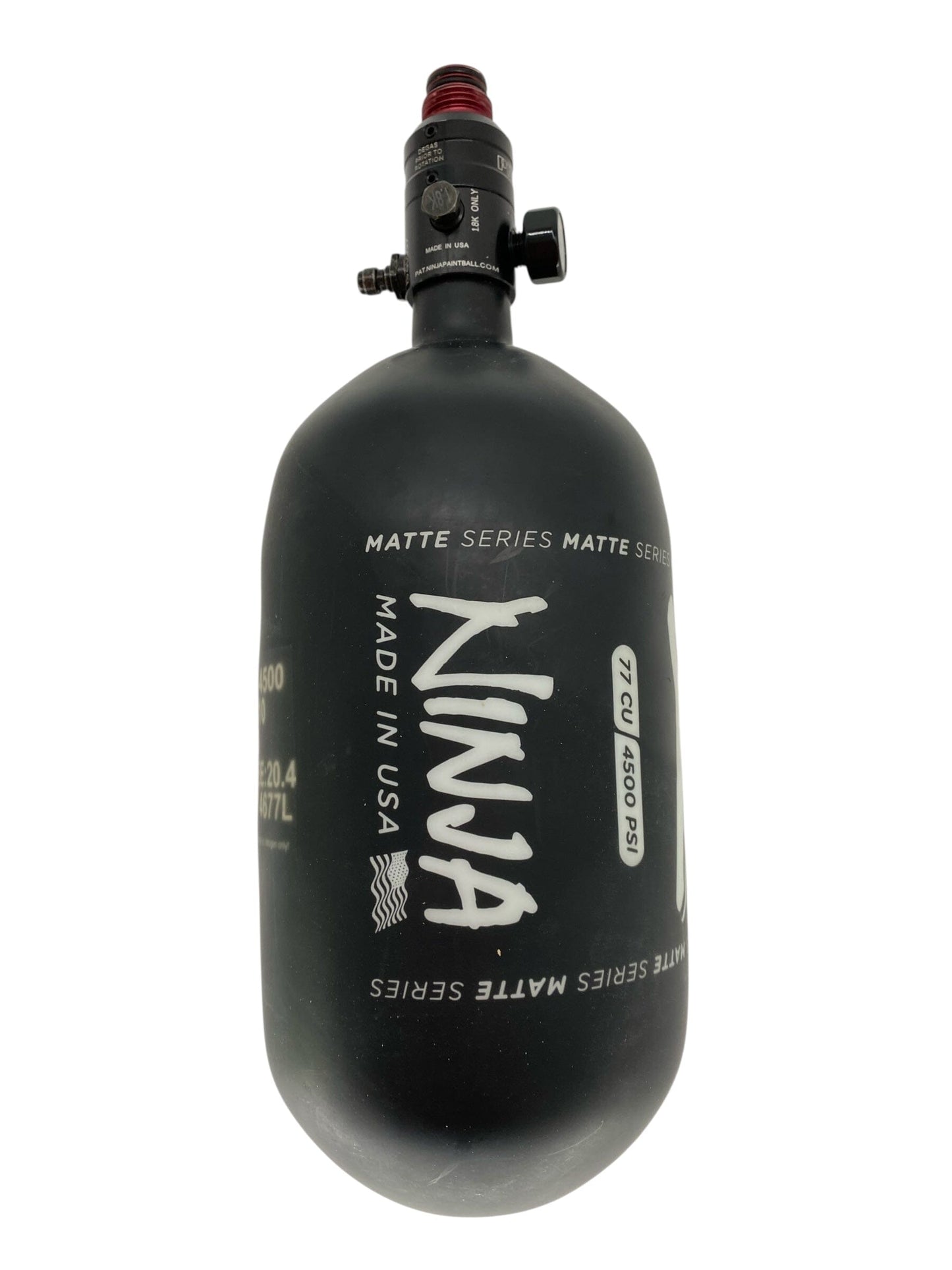 Used Ninja Super Lite 2 68/4500 Paintball Tank Paintball Gun from CPXBrosPaintball Buy/Sell/Trade Paintball Markers, New Paintball Guns, Paintball Hoppers, Paintball Masks, and Hormesis Headbands