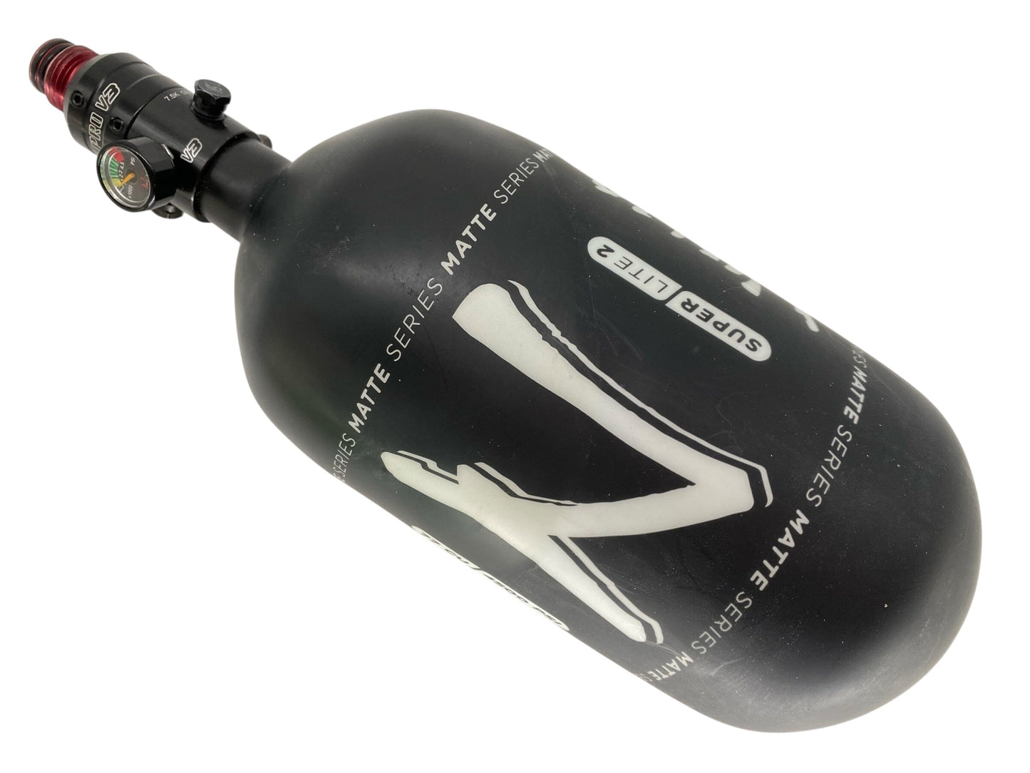 Used Ninja Super Lite 2 68/4500 Paintball Tank Paintball Gun from CPXBrosPaintball Buy/Sell/Trade Paintball Markers, New Paintball Guns, Paintball Hoppers, Paintball Masks, and Hormesis Headbands