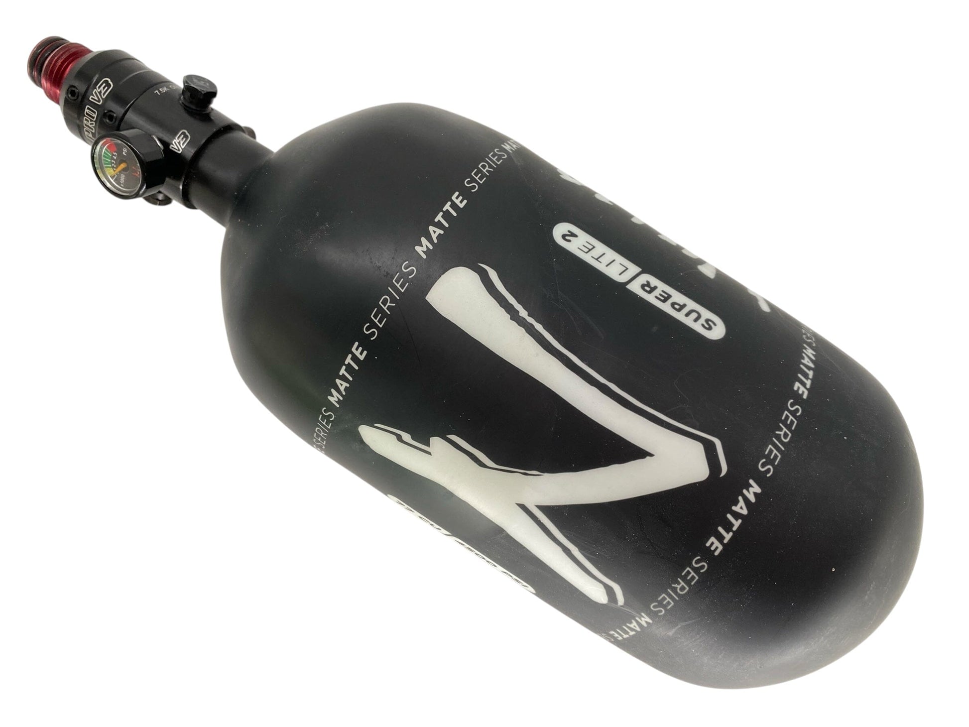 Used Ninja Super Lite 2 68/4500 Paintball Tank Paintball Gun from CPXBrosPaintball Buy/Sell/Trade Paintball Markers, New Paintball Guns, Paintball Hoppers, Paintball Masks, and Hormesis Headbands