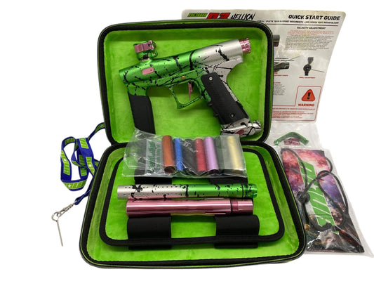 Used Nova N2 DREADNOUGHT 2025 - SILVER GREEN FADE WITH BLACK SPLASH Paintball Gun Paintball Gun from CPXBrosPaintball Buy/Sell/Trade Paintball Markers, New Paintball Guns, Paintball Hoppers, Paintball Masks, and Hormesis Headbands