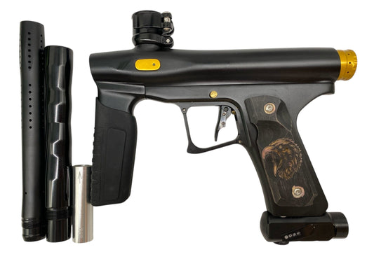 Used Nova N2 Dreadnought Paintball Gun Black/Gold Paintball Gun from CPXBrosPaintball Buy/Sell/Trade Paintball Markers, New Paintball Guns, Paintball Hoppers, Paintball Masks, and Hormesis Headbands