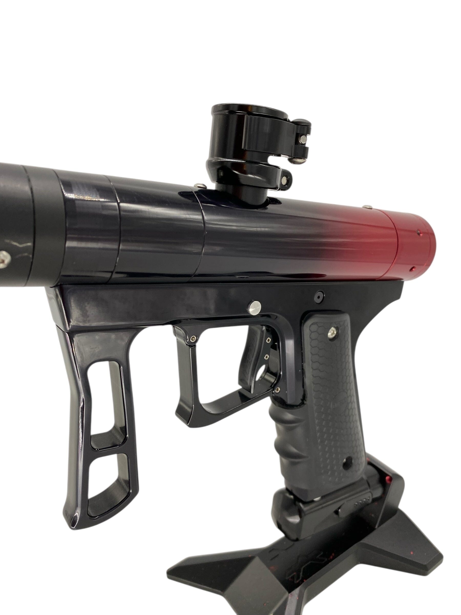 Used Nova N3 Hellion Paintball Gun Red/Black Fade Paintball Gun from CPXBrosPaintball Buy/Sell/Trade Paintball Markers, New Paintball Guns, Paintball Hoppers, Paintball Masks, and Hormesis Headbands