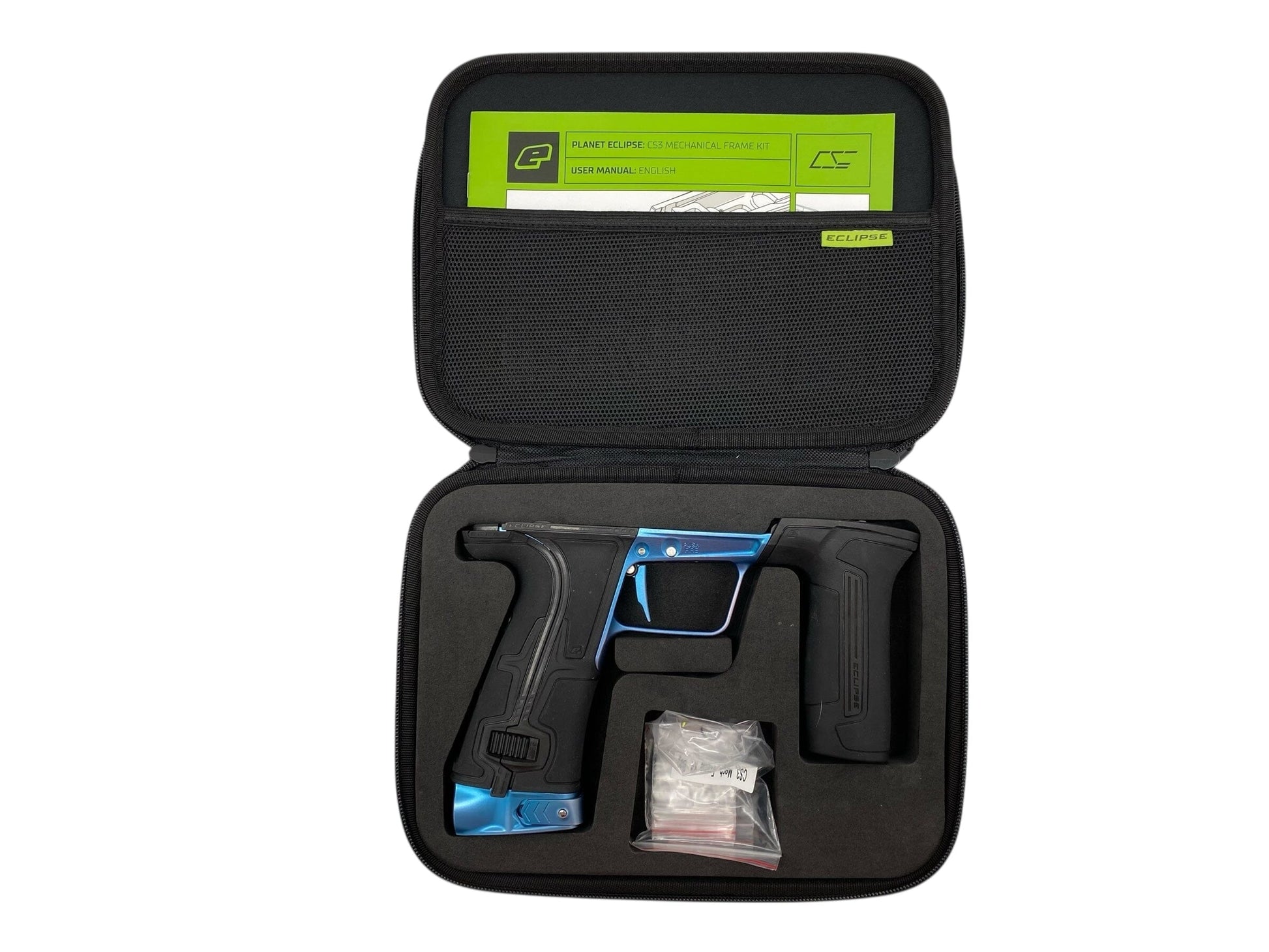 Used Paintball Eclipse Cs3 Mech Frame Kit - Custom Blue Paintball Gun from CPXBrosPaintball Buy/Sell/Trade Paintball Markers, New Paintball Guns, Paintball Hoppers, Paintball Masks, and Hormesis Headbands