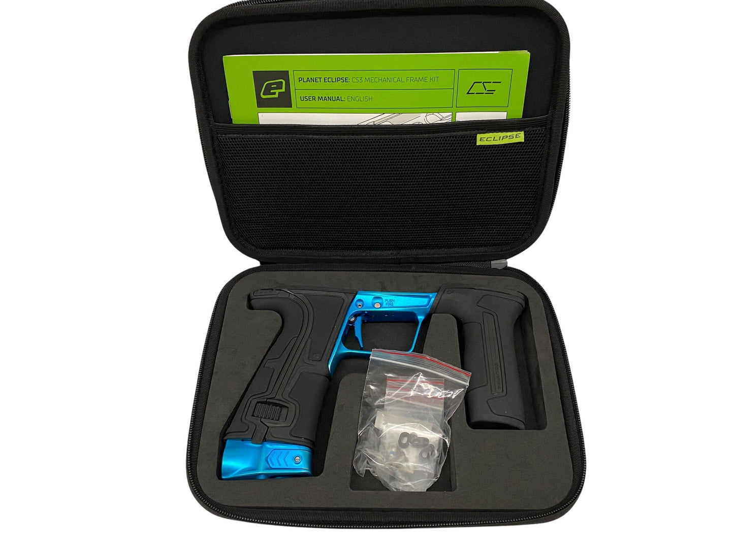 Used Paintball Eclipse Cs3 Mech Frame Kit - Teal Paintball Gun from CPXBrosPaintball Buy/Sell/Trade Paintball Markers, New Paintball Guns, Paintball Hoppers, Paintball Masks, and Hormesis Headbands