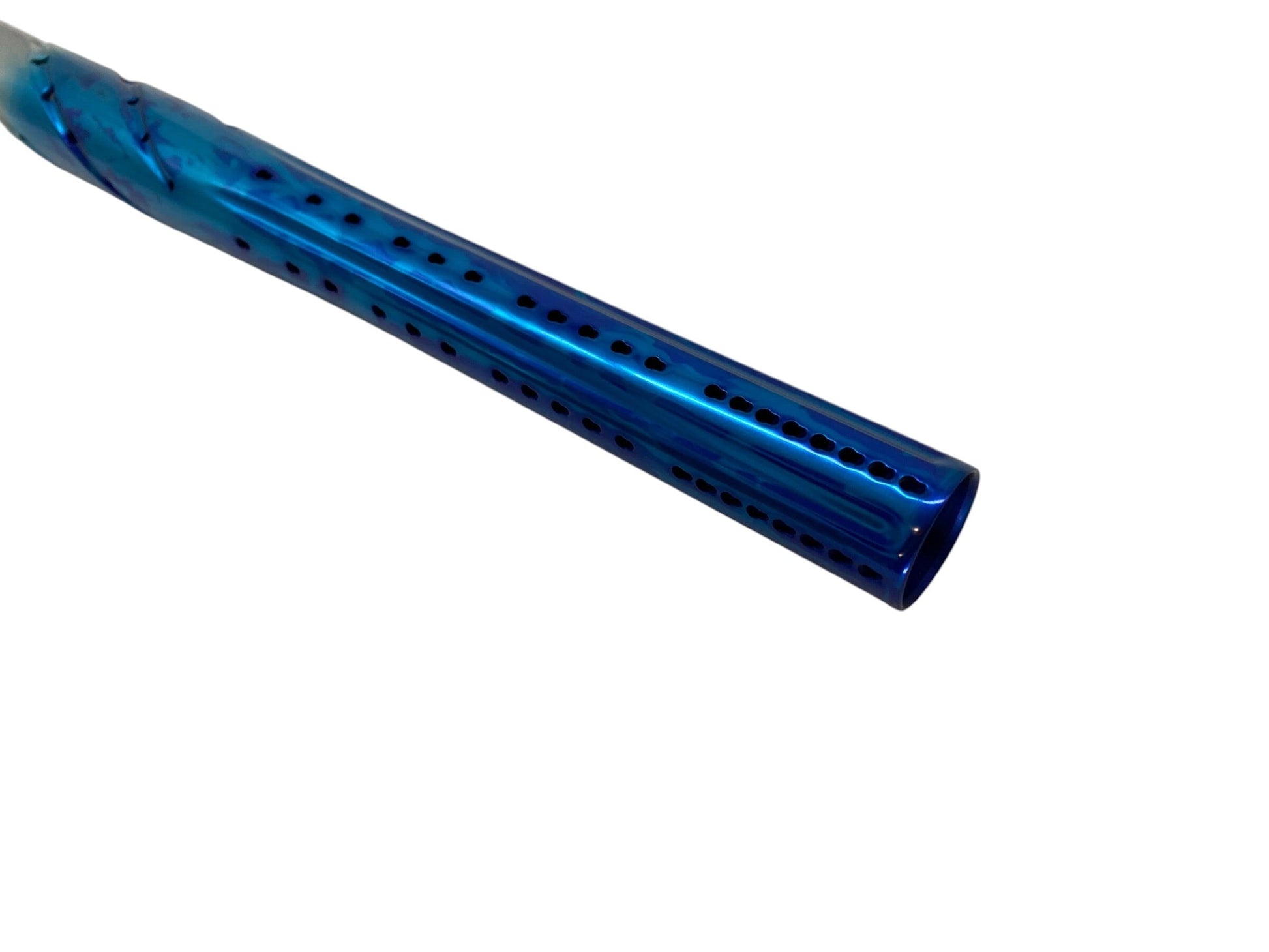 Used Parabolic Shaft FL Barrel Tip Silver To Blue Paintball Gun from CPXBrosPaintball Buy/Sell/Trade Paintball Markers, New Paintball Guns, Paintball Hoppers, Paintball Masks, and Hormesis Headbands