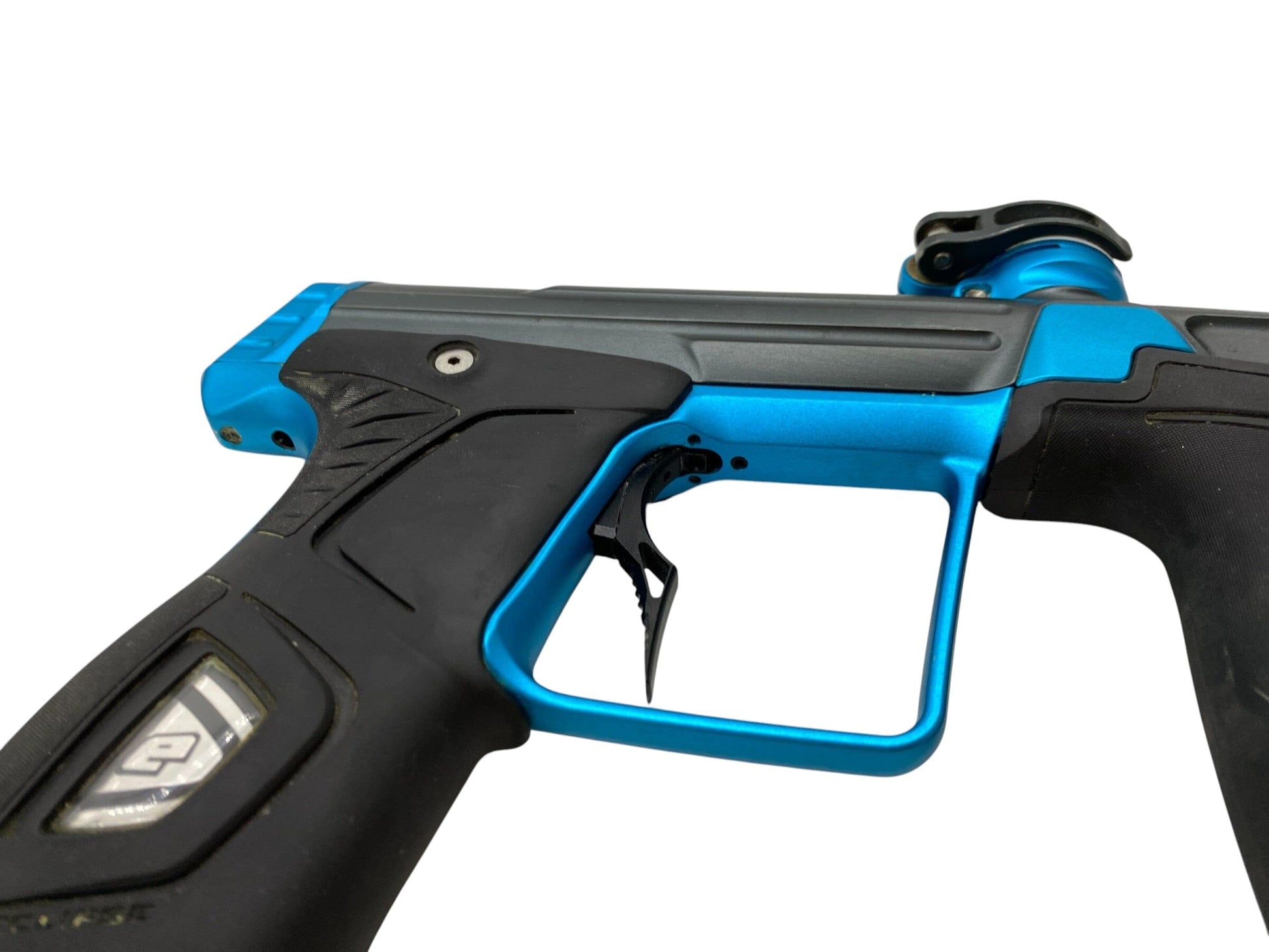 Used Planet Eclipse 170R Grey/Teal Paintball Gun Paintball Gun from CPXBrosPaintball Buy/Sell/Trade Paintball Markers, New Paintball Guns, Paintball Hoppers, Paintball Masks, and Hormesis Headbands