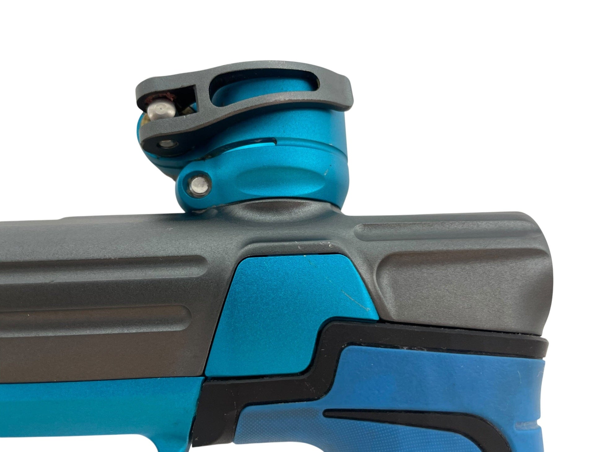 Used Planet Eclipse 170R Grey/Teal Paintball Gun Paintball Gun from CPXBrosPaintball Buy/Sell/Trade Paintball Markers, New Paintball Guns, Paintball Hoppers, Paintball Masks, and Hormesis Headbands