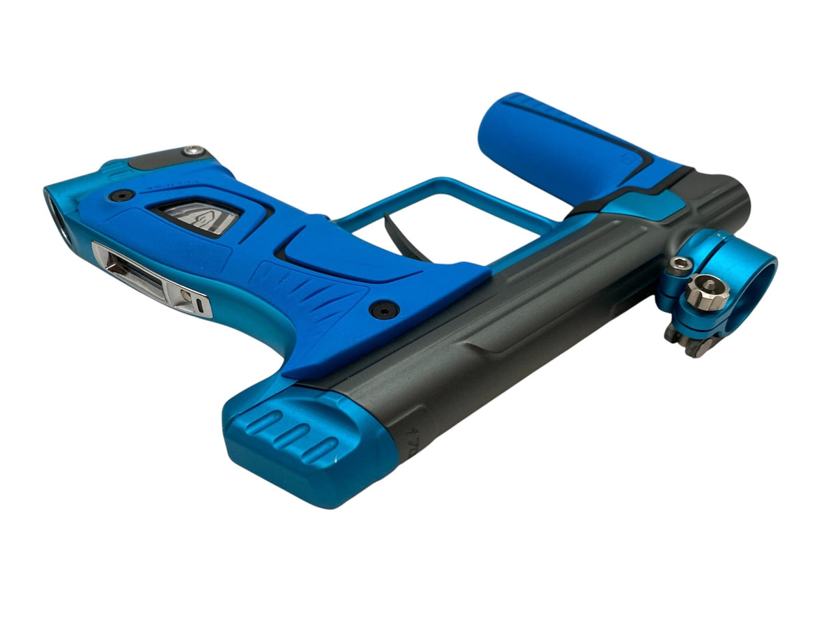Used Planet Eclipse 170R Grey/Teal Paintball Gun Paintball Gun from CPXBrosPaintball Buy/Sell/Trade Paintball Markers, New Paintball Guns, Paintball Hoppers, Paintball Masks, and Hormesis Headbands