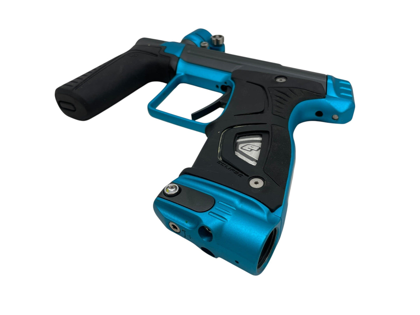 Used Planet Eclipse 170R Grey/Teal Paintball Gun Paintball Gun from CPXBrosPaintball Buy/Sell/Trade Paintball Markers, New Paintball Guns, Paintball Hoppers, Paintball Masks, and Hormesis Headbands
