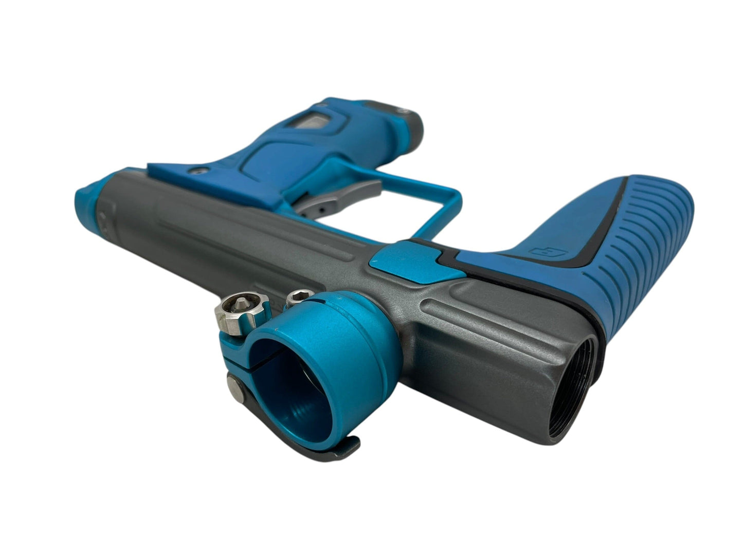 Used Planet Eclipse 170R Grey/Teal Paintball Gun Paintball Gun from CPXBrosPaintball Buy/Sell/Trade Paintball Markers, New Paintball Guns, Paintball Hoppers, Paintball Masks, and Hormesis Headbands