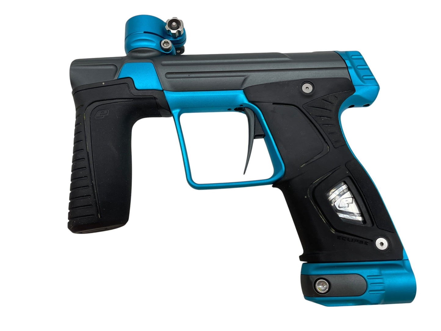 Used Planet Eclipse 170R Grey/Teal Paintball Gun Paintball Gun from CPXBrosPaintball Buy/Sell/Trade Paintball Markers, New Paintball Guns, Paintball Hoppers, Paintball Masks, and Hormesis Headbands