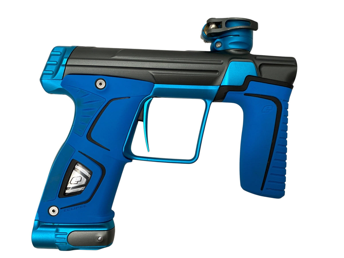 Used Planet Eclipse 170R Grey/Teal Paintball Gun Paintball Gun from CPXBrosPaintball Buy/Sell/Trade Paintball Markers, New Paintball Guns, Paintball Hoppers, Paintball Masks, and Hormesis Headbands