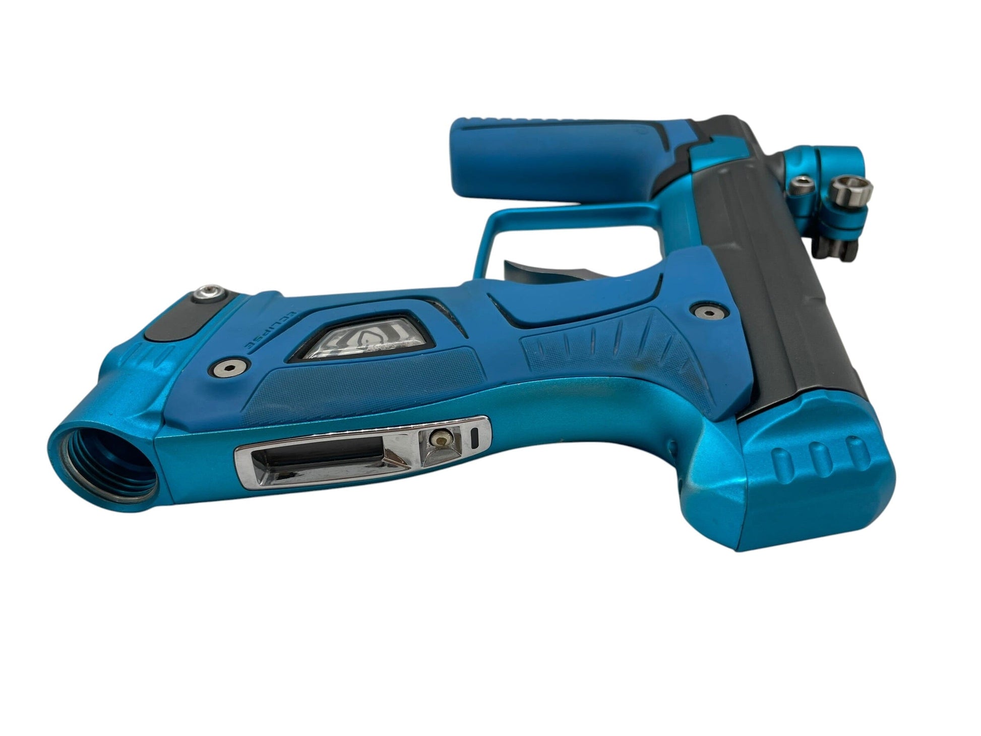 Used Planet Eclipse 170R Grey/Teal Paintball Gun Paintball Gun from CPXBrosPaintball Buy/Sell/Trade Paintball Markers, New Paintball Guns, Paintball Hoppers, Paintball Masks, and Hormesis Headbands