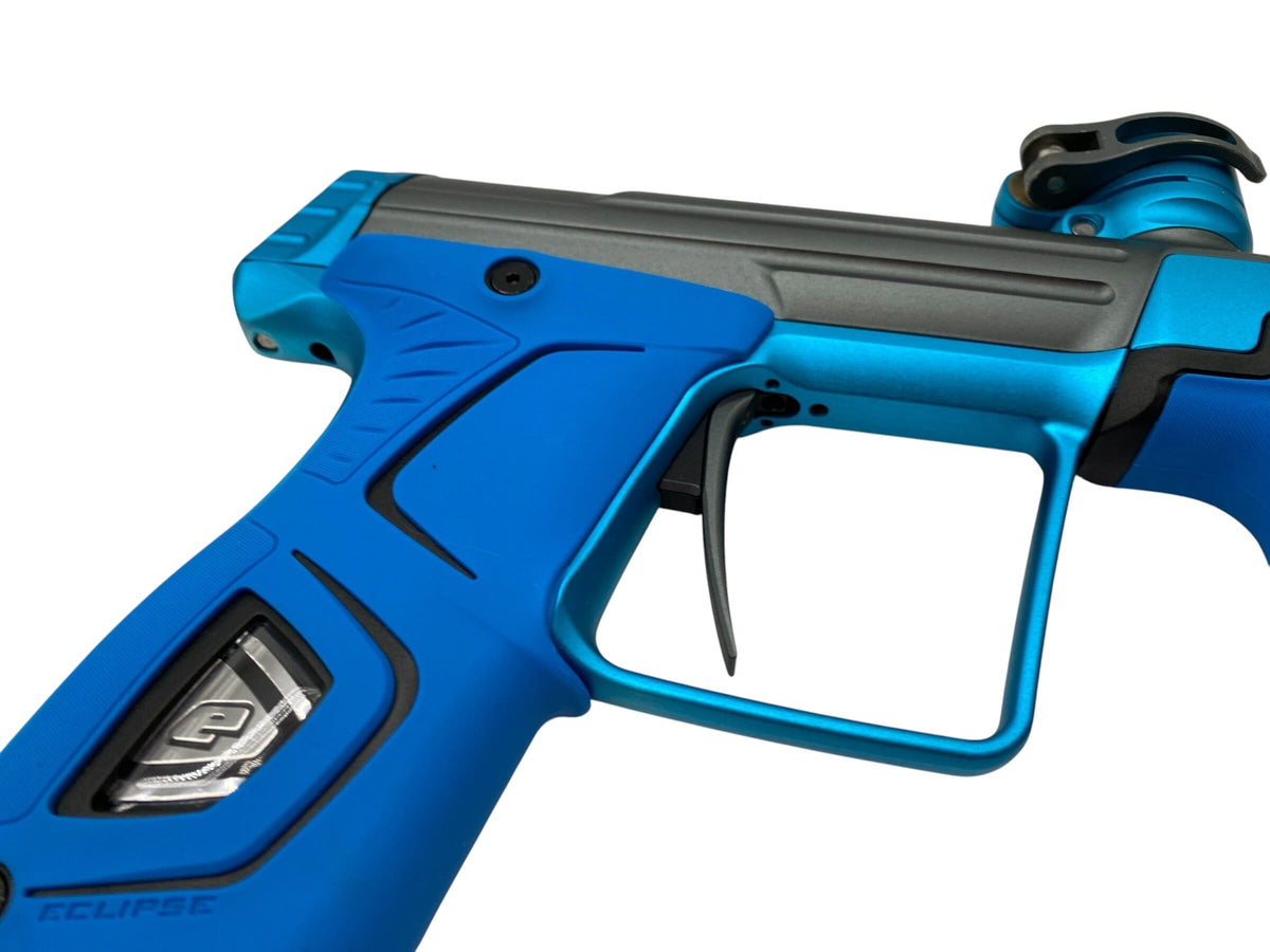 Used Planet Eclipse 170R Grey/Teal Paintball Gun Paintball Gun from CPXBrosPaintball Buy/Sell/Trade Paintball Markers, New Paintball Guns, Paintball Hoppers, Paintball Masks, and Hormesis Headbands
