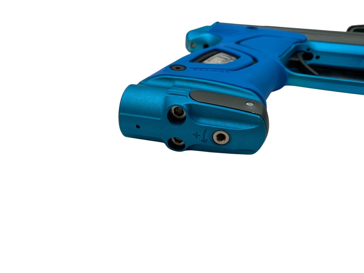 Used Planet Eclipse 170R Grey/Teal Paintball Gun Paintball Gun from CPXBrosPaintball Buy/Sell/Trade Paintball Markers, New Paintball Guns, Paintball Hoppers, Paintball Masks, and Hormesis Headbands