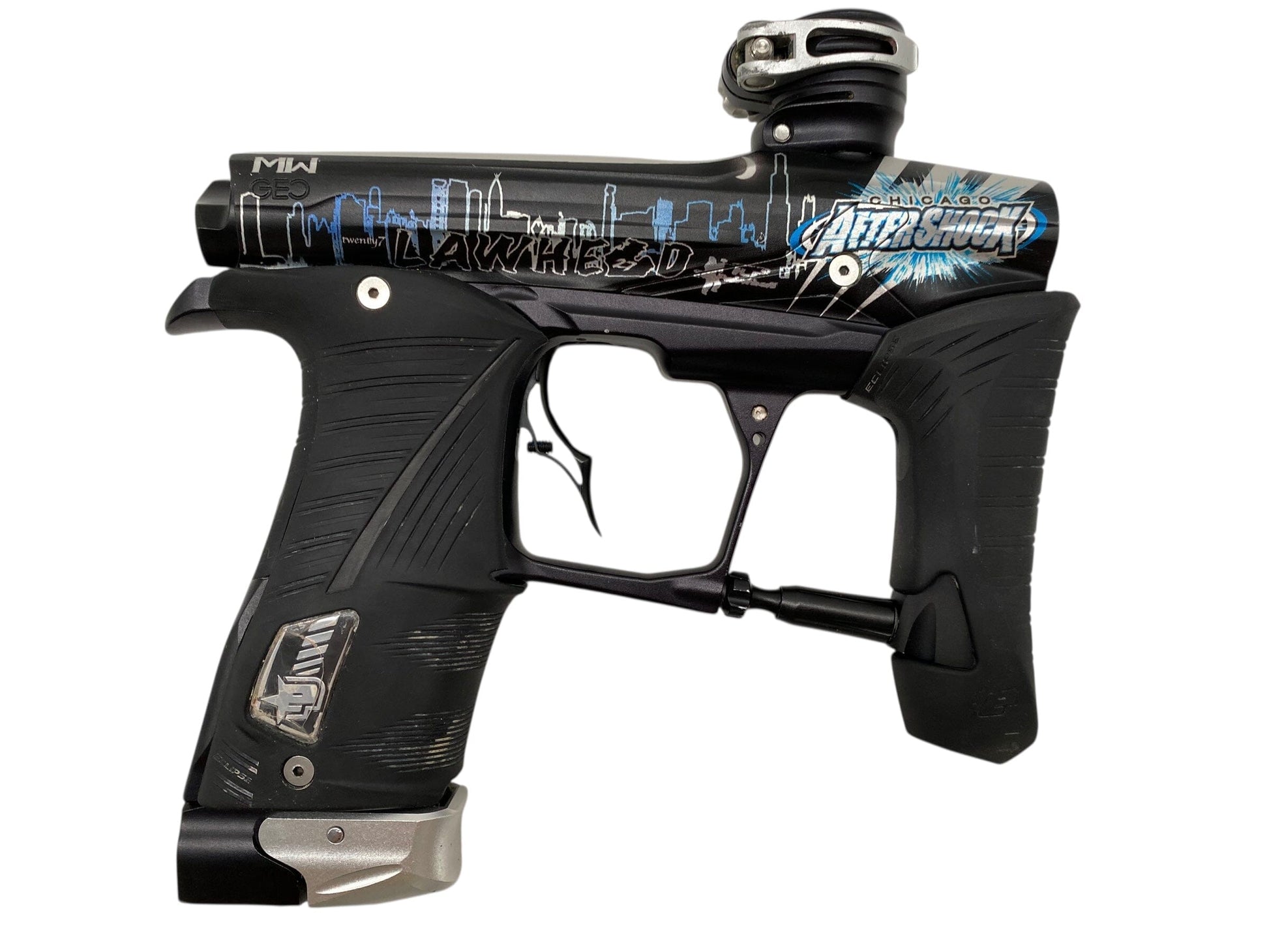 Used Planet Eclipse After Shock Lawhead Geo 3.1 Paintball Gun Paintball Gun from CPXBrosPaintball Buy/Sell/Trade Paintball Markers, New Paintball Guns, Paintball Hoppers, Paintball Masks, and Hormesis Headbands