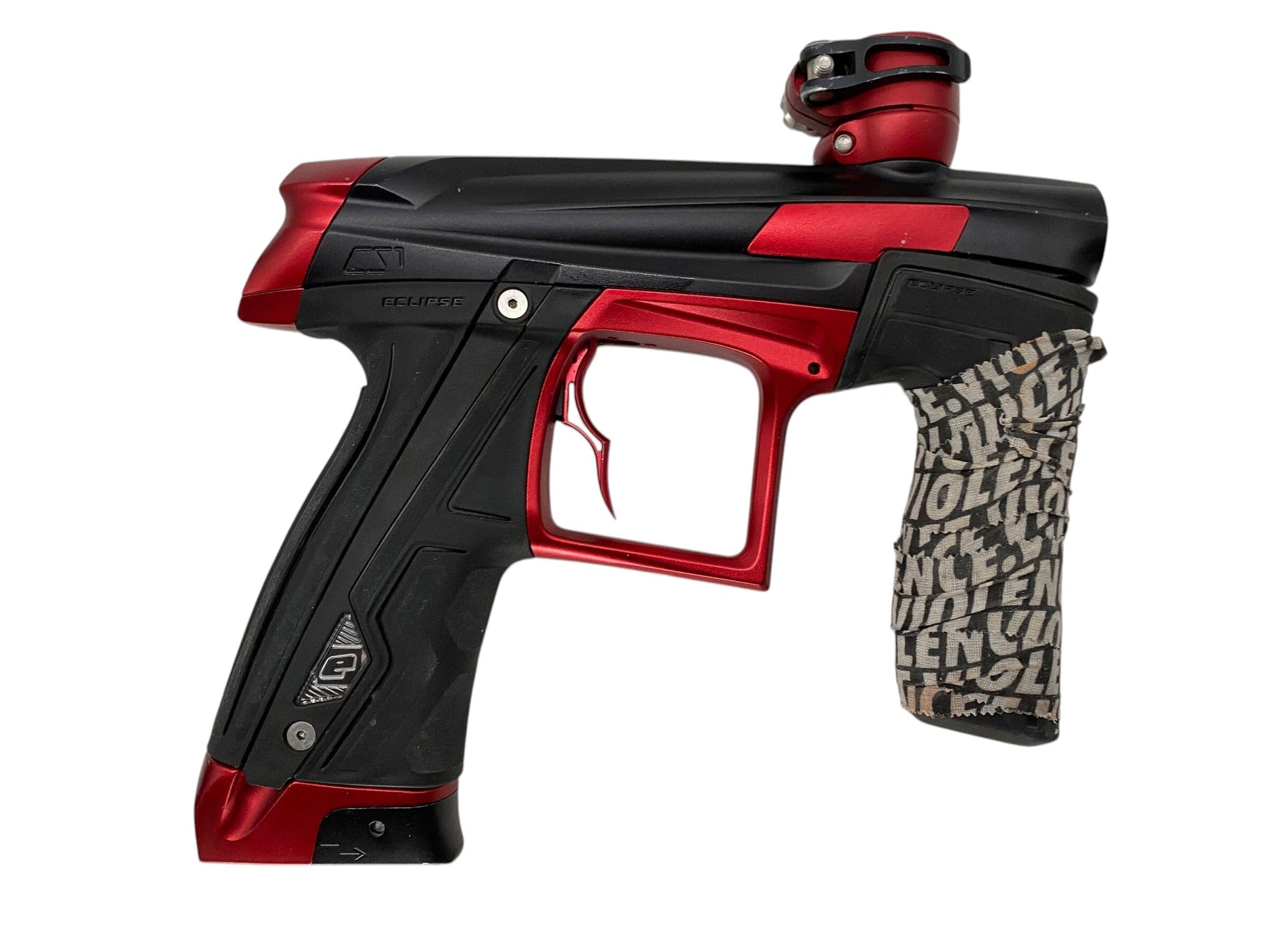Used Planet Eclipse CS1 Black/Red Paintball Gun (Broken LED Screen) Paintball Gun from CPXBrosPaintball Buy/Sell/Trade Paintball Markers, New Paintball Guns, Paintball Hoppers, Paintball Masks, and Hormesis Headbands