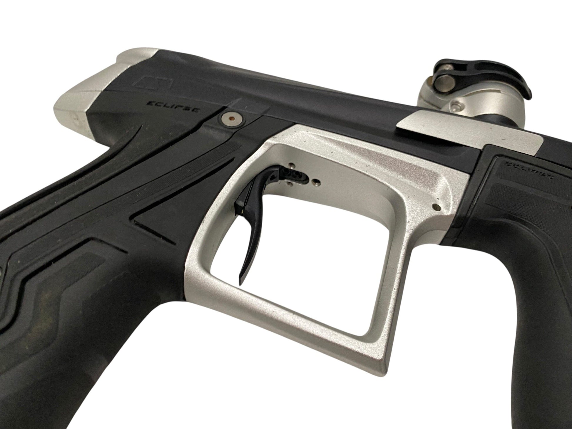 Used Planet Eclipse CS1 Black/Silver Paintball Gun Paintball Gun from CPXBrosPaintball Buy/Sell/Trade Paintball Markers, New Paintball Guns, Paintball Hoppers, Paintball Masks, and Hormesis Headbands