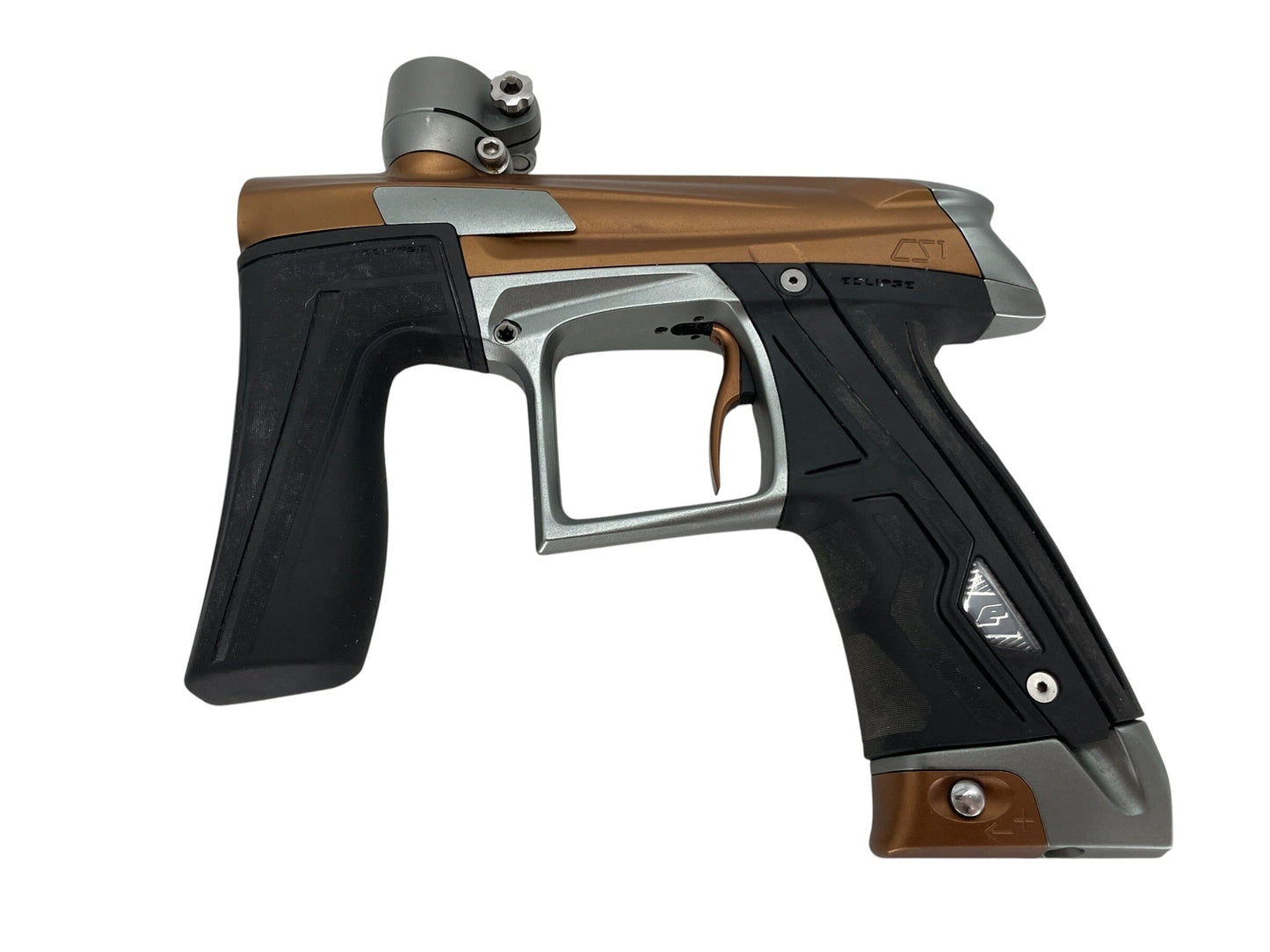 Used Planet Eclipse Cs1 Bronze/Grey Paintball Gun Paintball Gun from CPXBrosPaintball Buy/Sell/Trade Paintball Markers, New Paintball Guns, Paintball Hoppers, Paintball Masks, and Hormesis Headbands