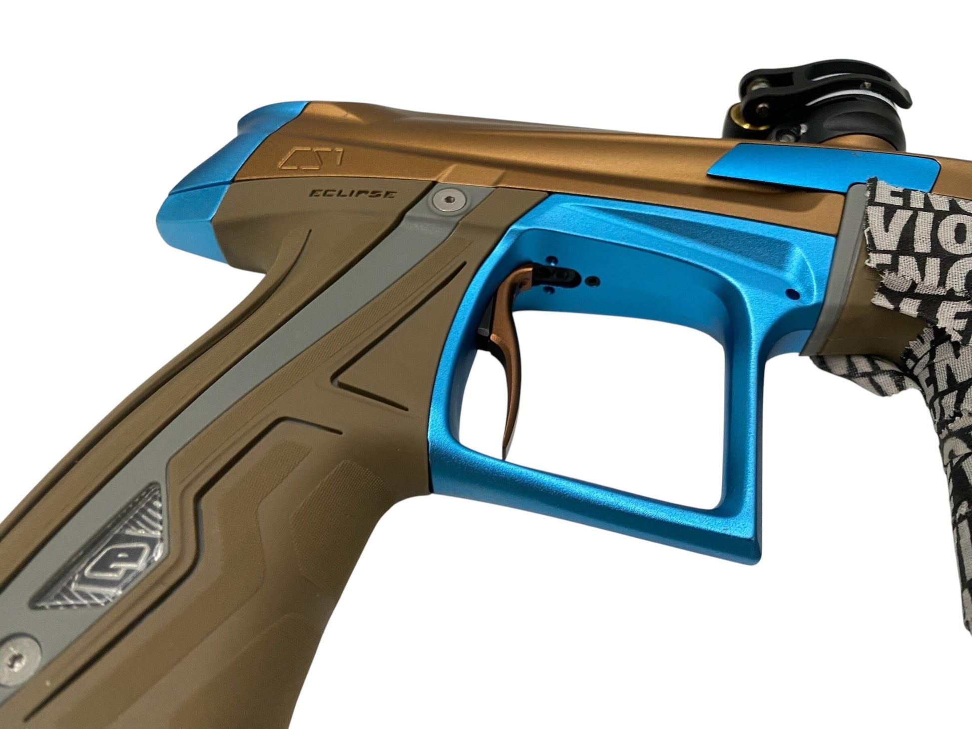 Used Planet Eclipse CS1 Bronze/Teal Paintball Gun Paintball Gun from CPXBrosPaintball Buy/Sell/Trade Paintball Markers, New Paintball Guns, Paintball Hoppers, Paintball Masks, and Hormesis Headbands