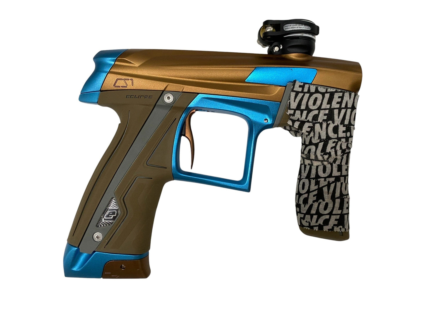 Used Planet Eclipse CS1 Bronze/Teal Paintball Gun Paintball Gun from CPXBrosPaintball Buy/Sell/Trade Paintball Markers, New Paintball Guns, Paintball Hoppers, Paintball Masks, and Hormesis Headbands