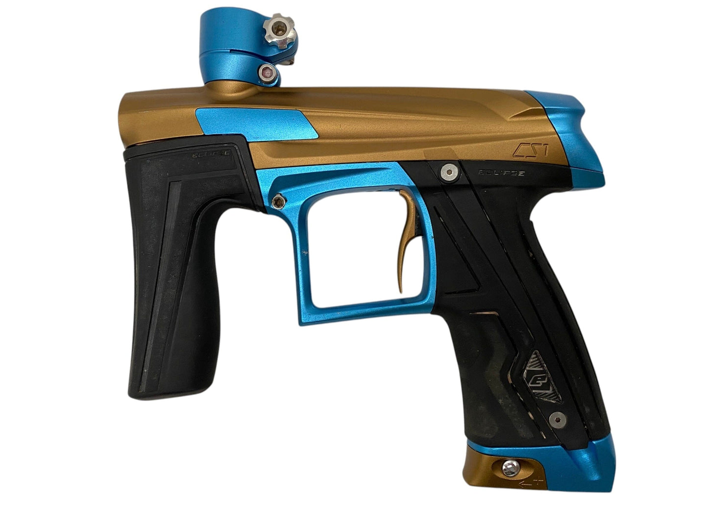 Used Planet Eclipse CS1 Bronze/Teal Paintball Gun Paintball Gun from CPXBrosPaintball Buy/Sell/Trade Paintball Markers, New Paintball Guns, Paintball Hoppers, Paintball Masks, and Hormesis Headbands