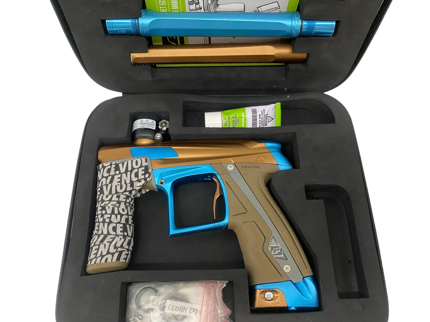 Used Planet Eclipse CS1 Bronze/Teal Paintball Gun Paintball Gun from CPXBrosPaintball Buy/Sell/Trade Paintball Markers, New Paintball Guns, Paintball Hoppers, Paintball Masks, and Hormesis Headbands