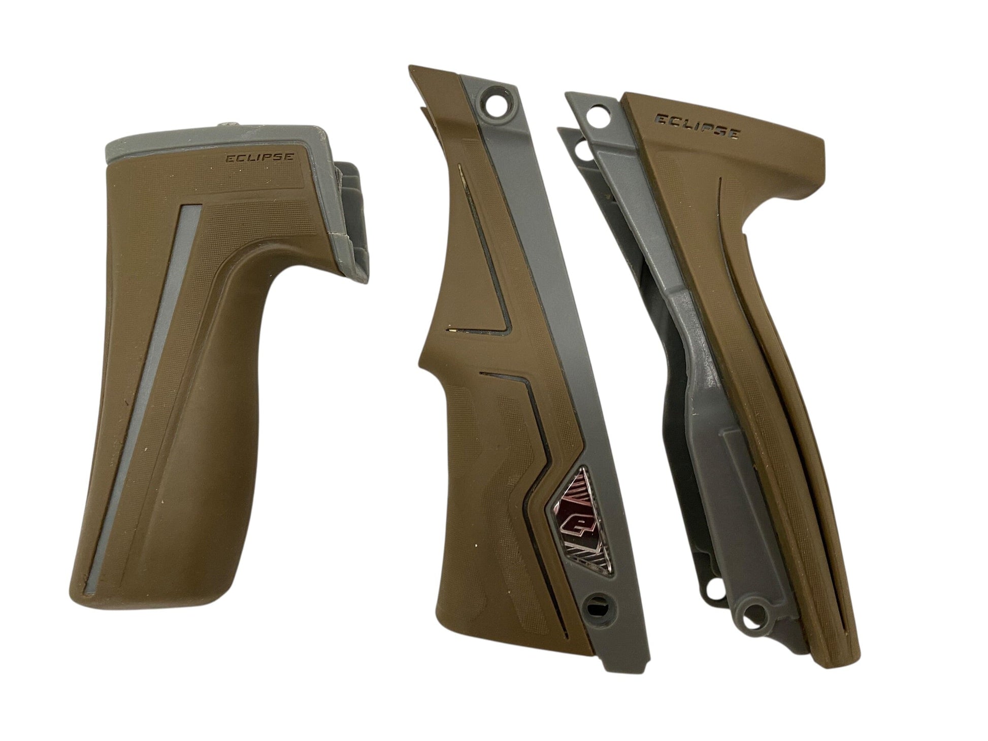 Used Planet Eclipse Cs1 Grips TAN / Earth Paintball Gun from CPXBrosPaintball Buy/Sell/Trade Paintball Markers, New Paintball Guns, Paintball Hoppers, Paintball Masks, and Hormesis Headbands