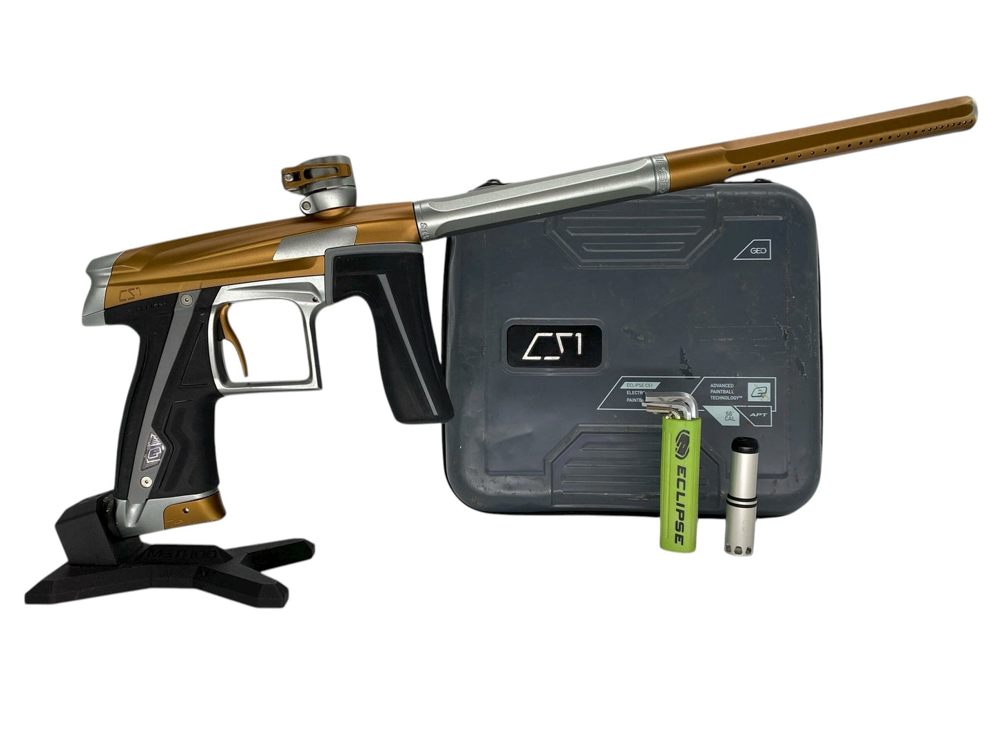 Used Planet Eclipse Cs1 Paintball Gun Bronze/Grey Paintball Gun from CPXBrosPaintball Buy/Sell/Trade Paintball Markers, New Paintball Guns, Paintball Hoppers, Paintball Masks, and Hormesis Headbands