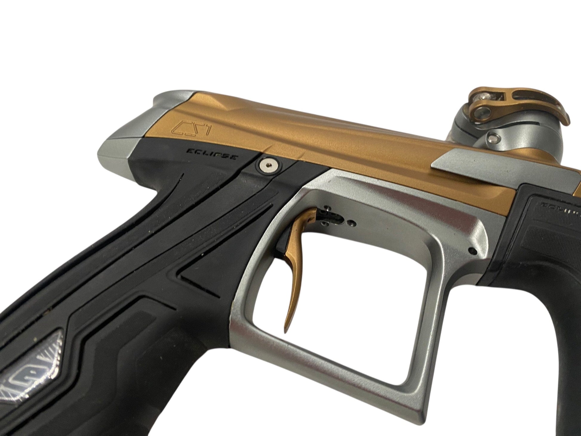 Used Planet Eclipse Cs1 Paintball Gun Bronze/Grey Paintball Gun from CPXBrosPaintball Buy/Sell/Trade Paintball Markers, New Paintball Guns, Paintball Hoppers, Paintball Masks, and Hormesis Headbands