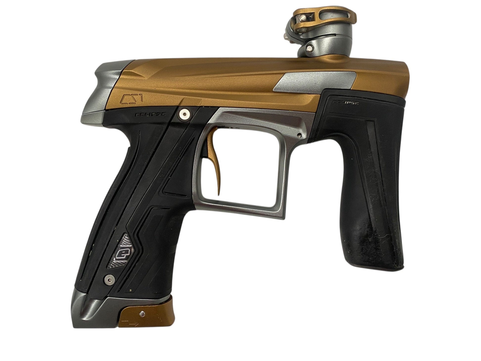 Used Planet Eclipse Cs1 Paintball Gun Bronze/Grey Paintball Gun from CPXBrosPaintball Buy/Sell/Trade Paintball Markers, New Paintball Guns, Paintball Hoppers, Paintball Masks, and Hormesis Headbands