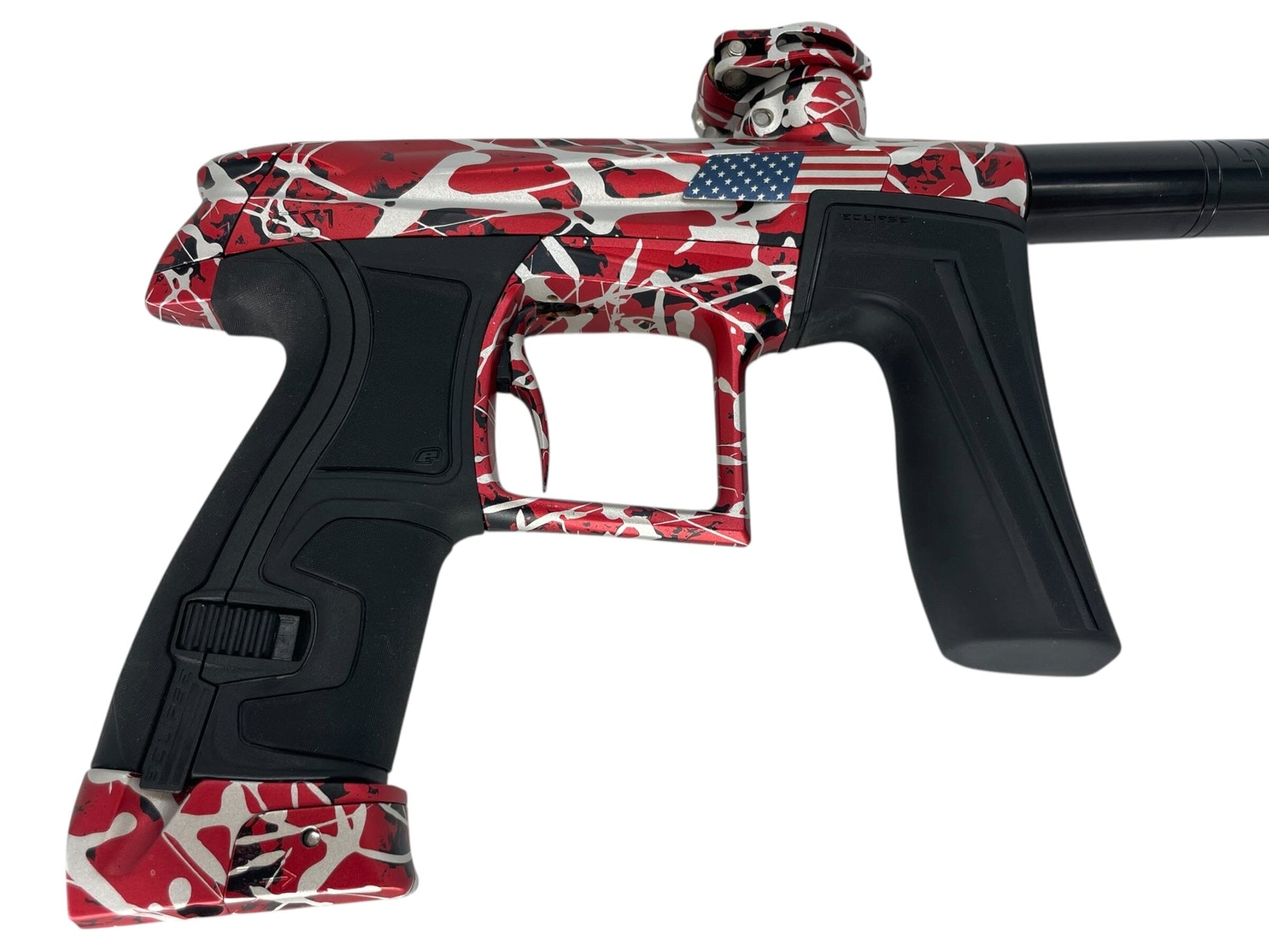 Used Planet Eclipse Cs1 Paintball Gun Red Splash Paintball Gun from CPXBrosPaintball Buy/Sell/Trade Paintball Markers, New Paintball Guns, Paintball Hoppers, Paintball Masks, and Hormesis Headbands