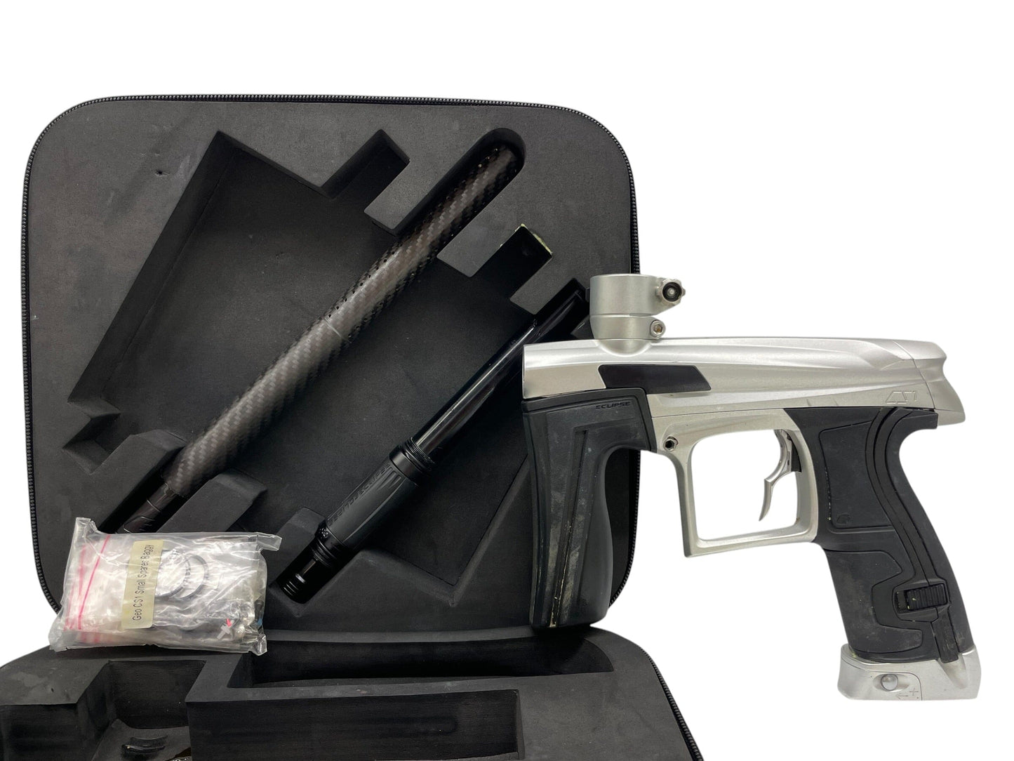 Used Planet Eclipse CS1 Silver/Black Paintball Gun Paintball Gun from CPXBrosPaintball Buy/Sell/Trade Paintball Markers, New Paintball Guns, Paintball Hoppers, Paintball Masks, and Hormesis Headbands