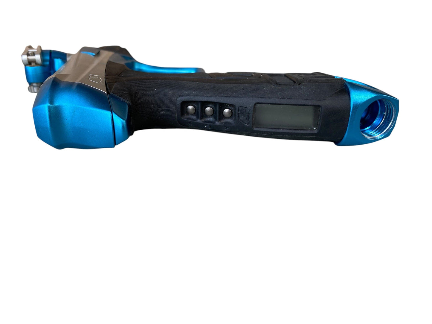 Used Planet Eclipse CS1 Silver/Teal W/ Shaft FR Paintball Gun Paintball Gun from CPXBrosPaintball Buy/Sell/Trade Paintball Markers, New Paintball Guns, Paintball Hoppers, Paintball Masks, and Hormesis Headbands
