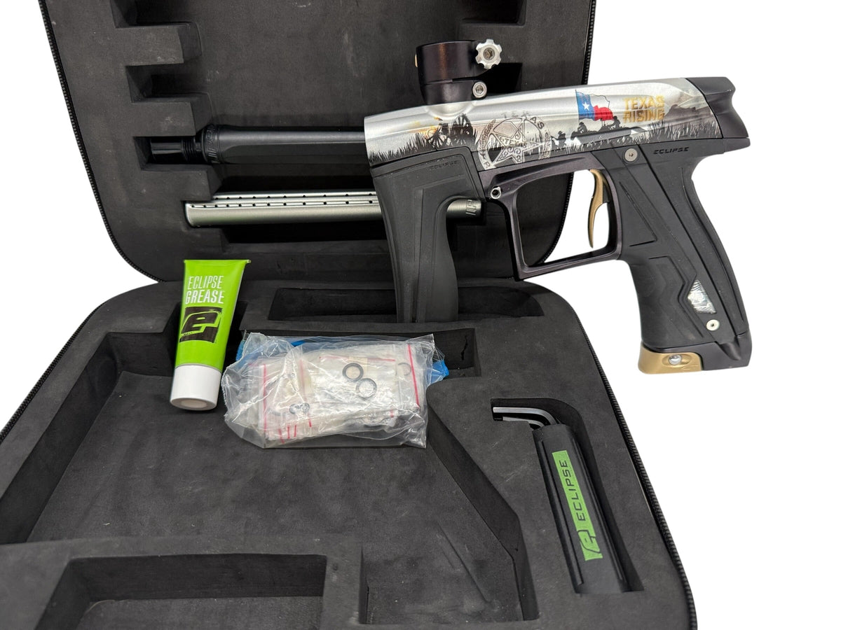 Used Planet Eclipse CS1 Texas Rising Paintball Gun Paintball Gun from CPXBrosPaintball Buy/Sell/Trade Paintball Markers, New Paintball Guns, Paintball Hoppers, Paintball Masks, and Hormesis Headbands
