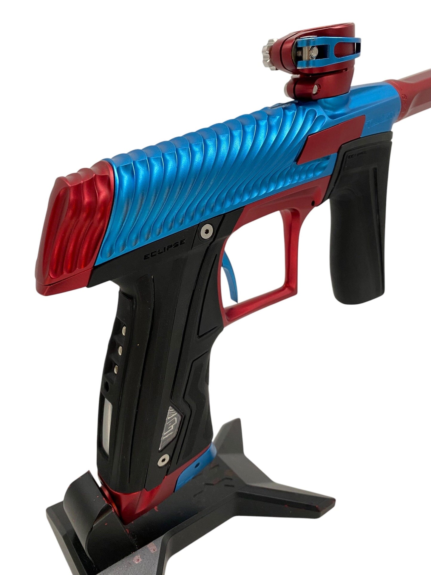 Used Planet Eclipse CS1 Twister Blue/Red Paintball Gun Paintball Gun from CPXBrosPaintball Buy/Sell/Trade Paintball Markers, New Paintball Guns, Paintball Hoppers, Paintball Masks, and Hormesis Headbands
