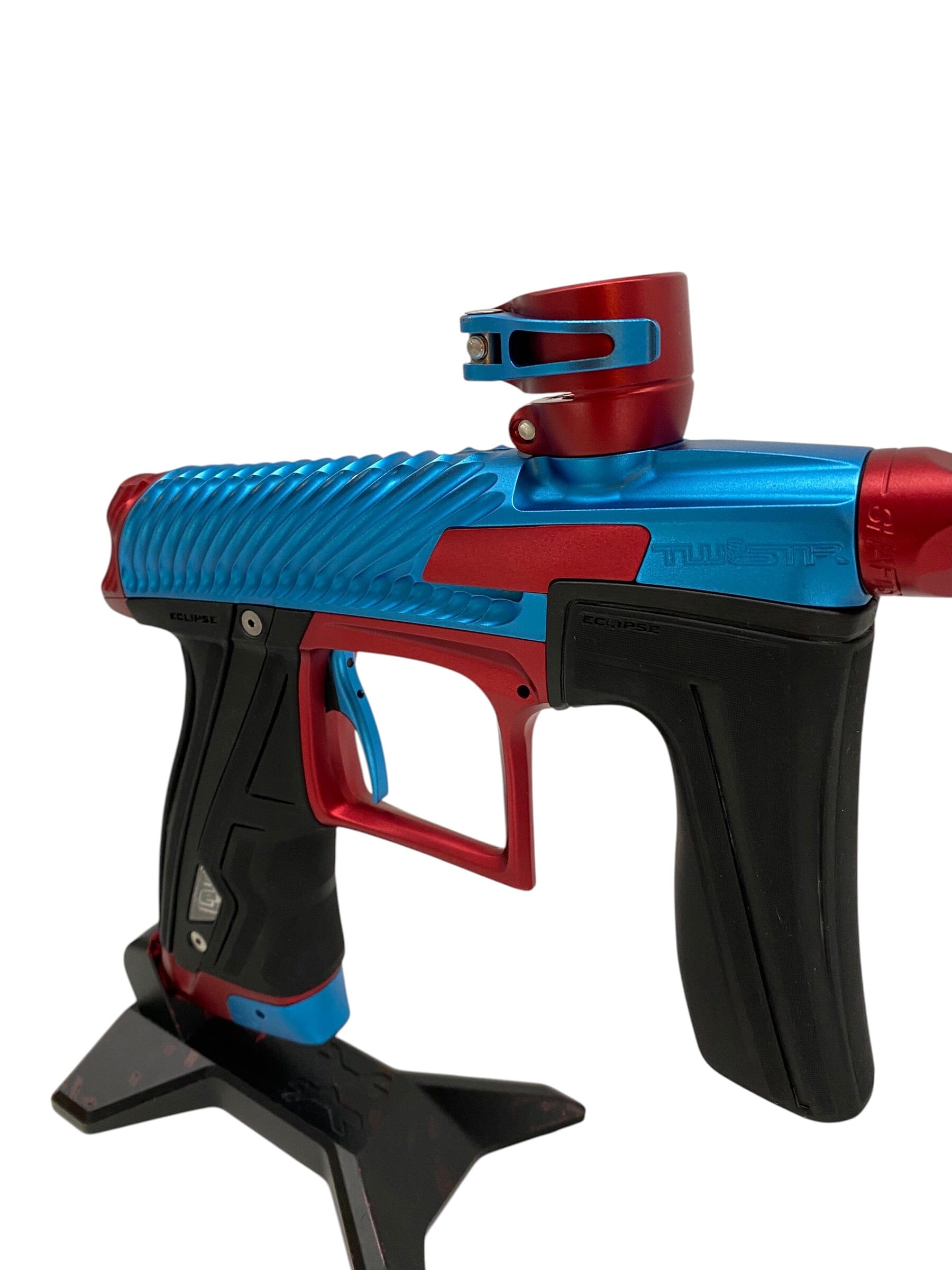Used Planet Eclipse CS1 Twister Blue/Red Paintball Gun Paintball Gun from CPXBrosPaintball Buy/Sell/Trade Paintball Markers, New Paintball Guns, Paintball Hoppers, Paintball Masks, and Hormesis Headbands