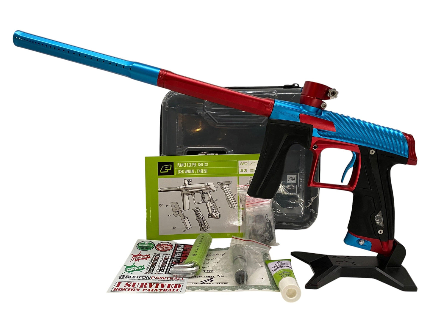 Used Planet Eclipse CS1 Twister Blue/Red Paintball Gun Paintball Gun from CPXBrosPaintball Buy/Sell/Trade Paintball Markers, New Paintball Guns, Paintball Hoppers, Paintball Masks, and Hormesis Headbands
