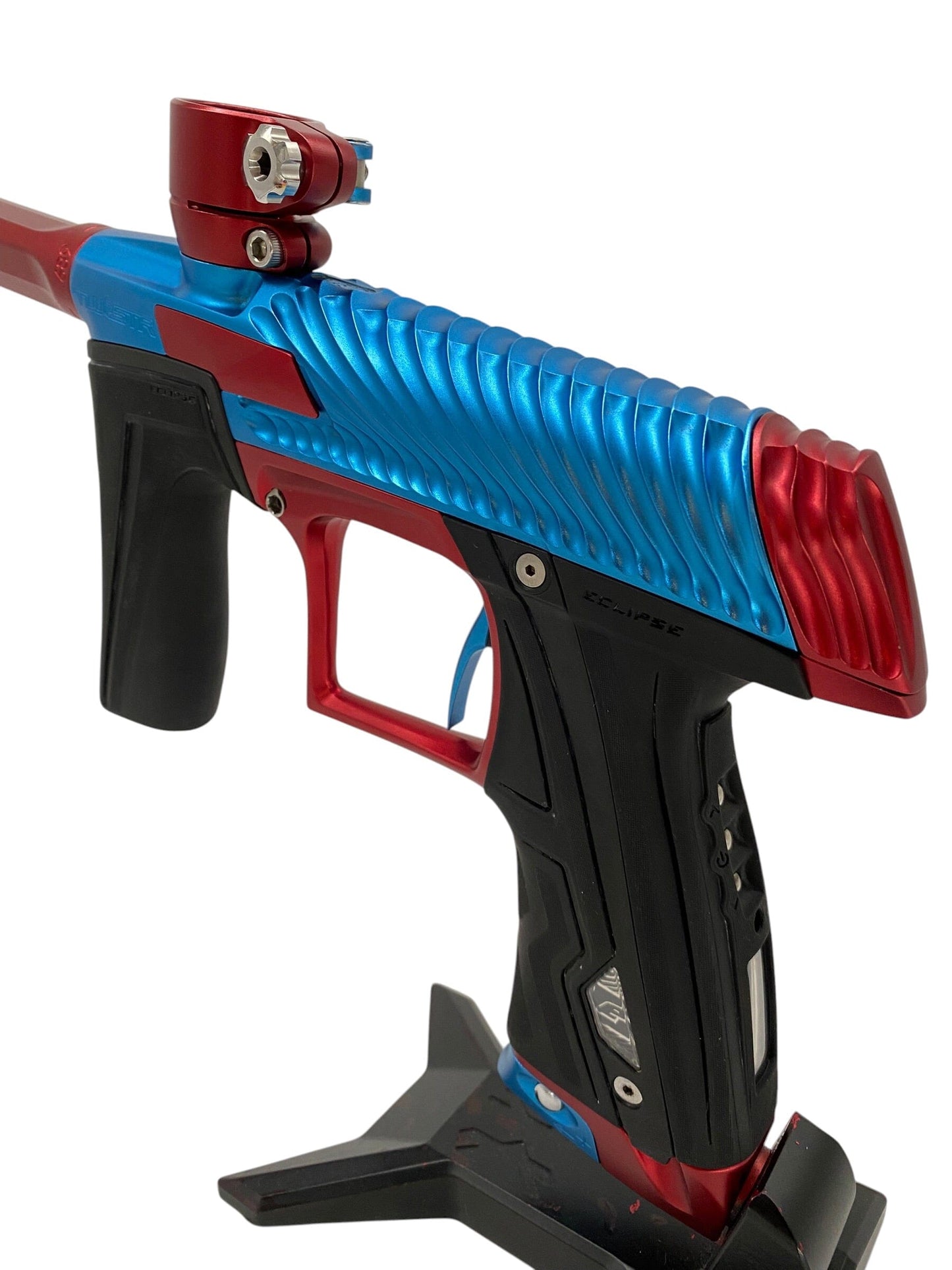 Used Planet Eclipse CS1 Twister Blue/Red Paintball Gun Paintball Gun from CPXBrosPaintball Buy/Sell/Trade Paintball Markers, New Paintball Guns, Paintball Hoppers, Paintball Masks, and Hormesis Headbands