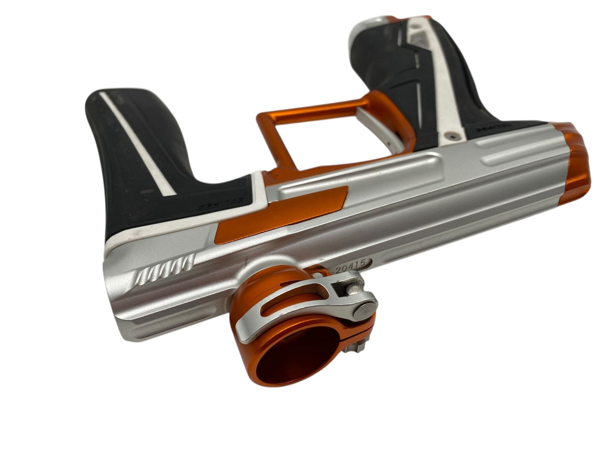 Used Planet Eclipse Cs1.5 Paintball Gun Silver/Orange Paintball Gun from CPXBrosPaintball Buy/Sell/Trade Paintball Markers, New Paintball Guns, Paintball Hoppers, Paintball Masks, and Hormesis Headbands