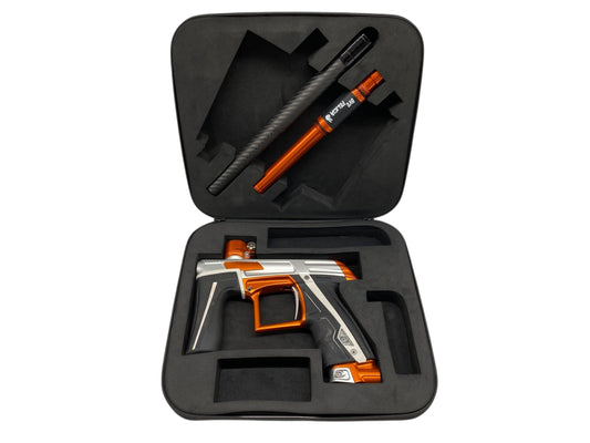 Used Planet Eclipse Cs1.5 Paintball Gun Silver/Orange Paintball Gun from CPXBrosPaintball Buy/Sell/Trade Paintball Markers, New Paintball Guns, Paintball Hoppers, Paintball Masks, and Hormesis Headbands